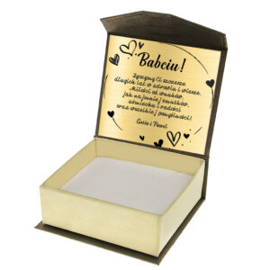 Pudełko z grawerem - dla babci 1