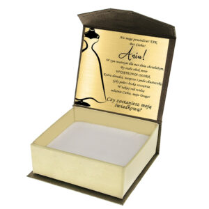 Pudełko z grawerem - Prośba o świadkowanie 1