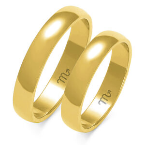 Obrączki z żółtego złota