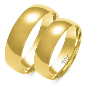 Obrączki z żółtego złota