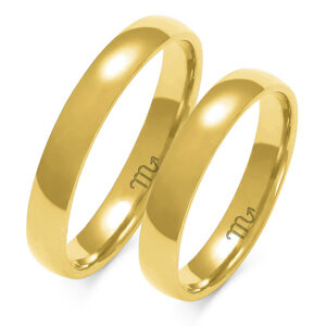 Obrączki z żółtego złota