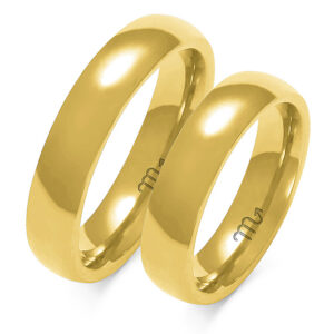 Obrączki z żółtego złota