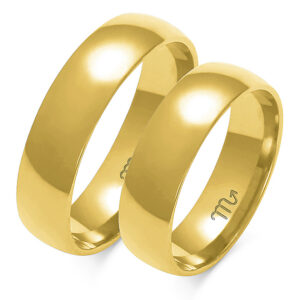 Obrączki z żółtego złota