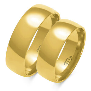 Obrączki z żółtego złota