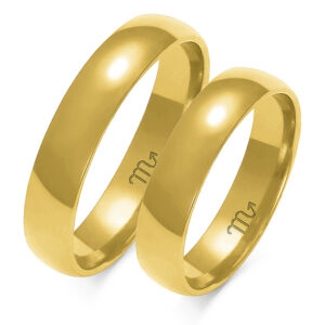 Obrączki z żółtego złota