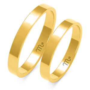 Obrączki z żółtego złota