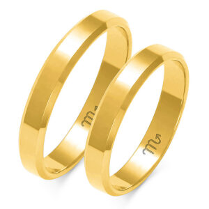 Obrączki z żółtego złota