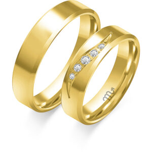 Obrączki z żółtego złota