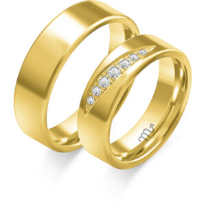 Obrączki z żółtego złota