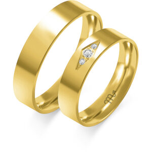 Obrączki z żółtego złota