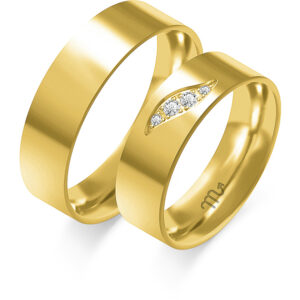 Obrączki z żółtego złota