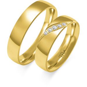 Obrączki z żółtego złota