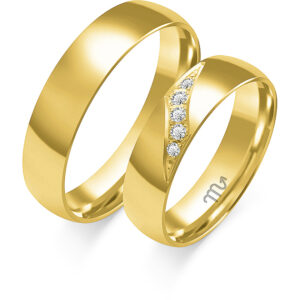 Obrączki z żółtego złota