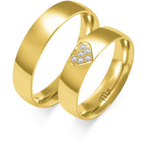 Obrączki z żółtego złota