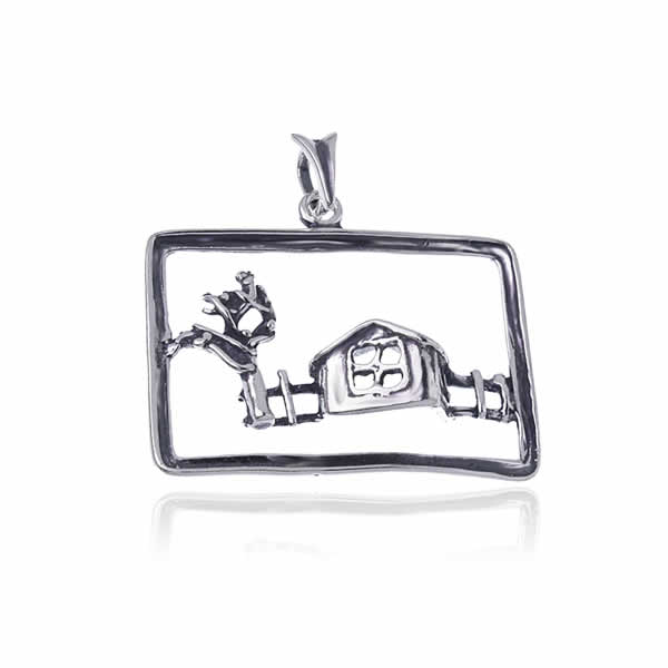 Wisiorek domek 1 Wisiorek domek