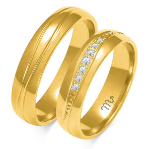 Obrączki z żółtego złota