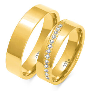 Obrączki z żółtego złota