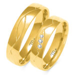 Obrączki z żółtego złota