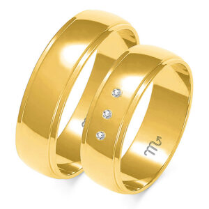 Obrączki z żółtego złota