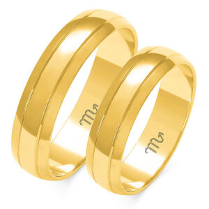 Obrączki z żółtego złota