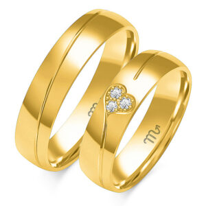 Obrączki z żółtego złota