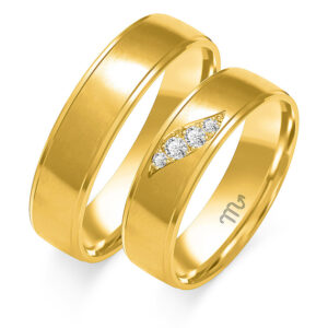 Obrączki z żółtego złota