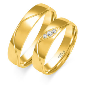 Obrączki z żółtego złota