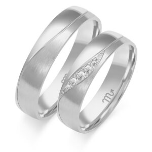 Obrączki z białego złota