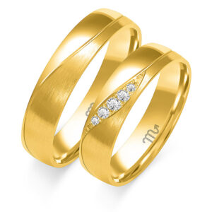 Obrączki z żółtego złota