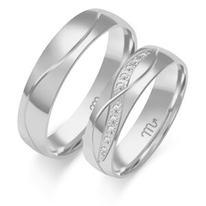 Obrączki z białego złota