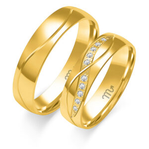 Obrączki z żółtego złota