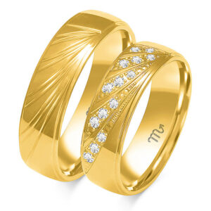 Obrączki z żółtego złota