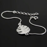 Bransoletka liść monstery