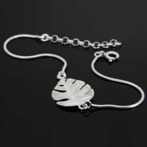 Bransoletka liść monstery