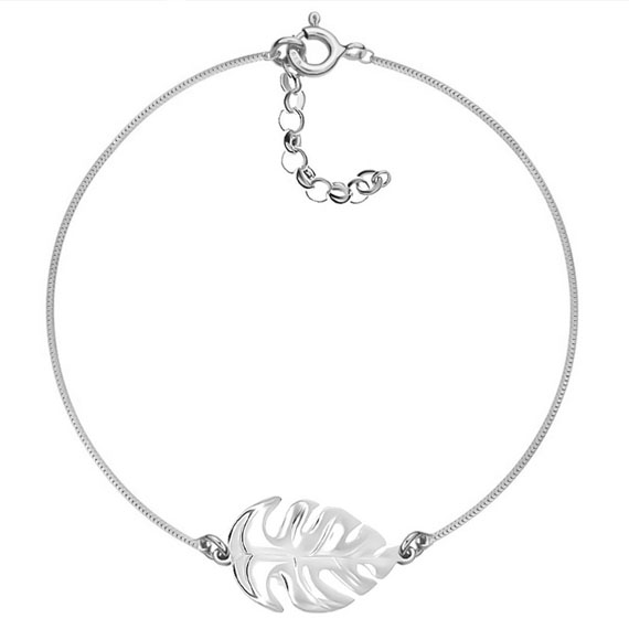 Bransoletka liść monstery 1 Bransoletka liść monstery