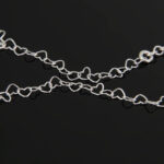 Bransoletka na nogę/kostkę serca