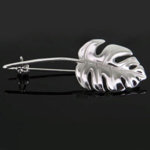 Broszka liść monstery