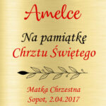 Pudełko z grawerem - Chrzest i Pierwsza Komunia
