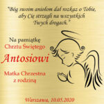 Pudełko z grawerem - Chrzest i Pierwsza Komunia