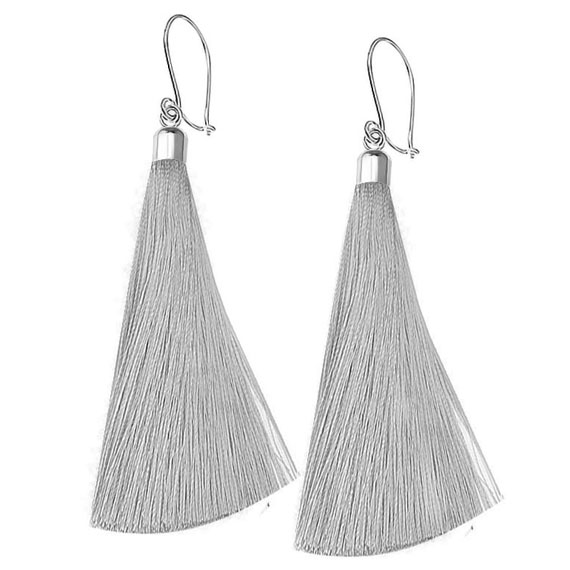 Chwosty jedwabne jasnoszare 1 Chwosty jedwabne jasnoszare