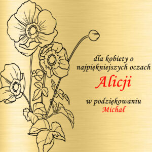 Pudełko z grawerem - Dzień kobiet