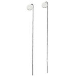 Kolczyki przekładane super długie 15cm kółka 5mm