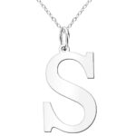 Naszyjnik celebrytka z dużą literą S