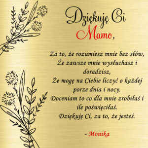 Pudełko z grawerem - Dla mamy