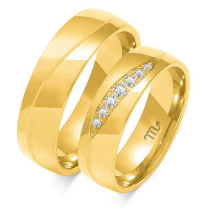 Obrączki z żółtego złota