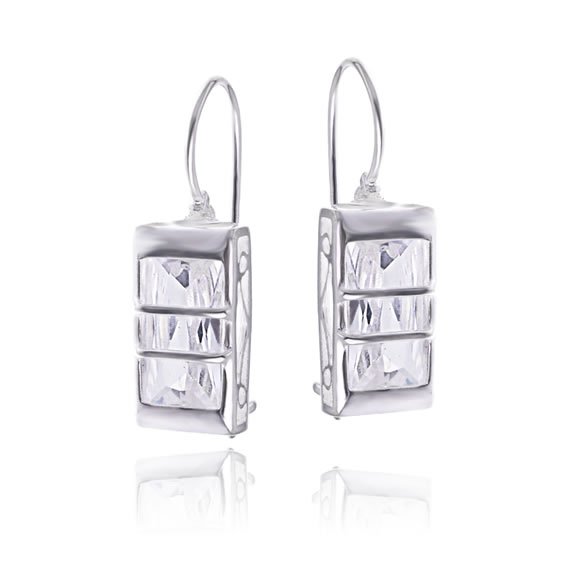 Kolczyki cyrkonia 14x7 bigiel 1 Kolczyki cyrkonia 14x7 bigiel