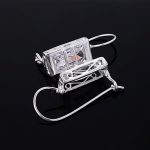 Kolczyki cyrkonia 14x7 bigiel