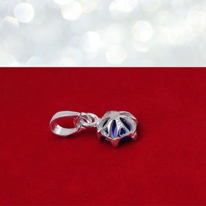 Wisiorek z szafirową cyrkonią 7mm