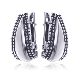 Kolczyki eleganckie zamek angielski