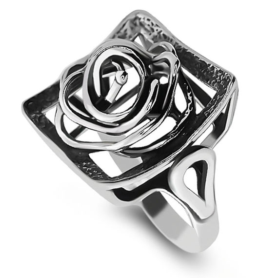 Pierścionek ażurowa róża 1 Pierścionek ażurowa róża